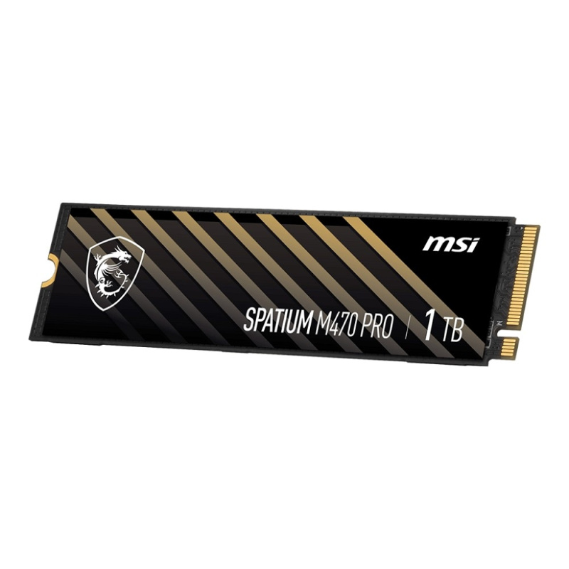Фото  Твердотельный накопитель SSD MSI M.2 2280 1TB SPATIUM M470 PRO Client SSD S78-440L0J0-P83, PCIe Gen4x4 with NVMe