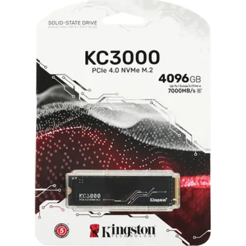 Фото  Kingston SSD 4Tb M.2 SKC3000D/4096G M.2 2280 NVMe 