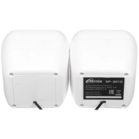 Фото  RITMIX SP-3010 white {RMS: 5 Вт (2 х 2,5 Вт), Диаметр динамиков: 2’’,  Частотный диапазон: 100 -20 кГЦ, Отношение сигнал/шум: ?80 дБ}