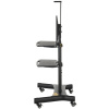 Фото  ONKRON TS1552 чёрная 2 полки для AV в комплекте