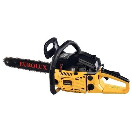 Eurolux GS-4516 [70 6 7] Бензопила { 1800 Вт   Длина шины мм  дюймы 400   16” Объём двигателя см3 45