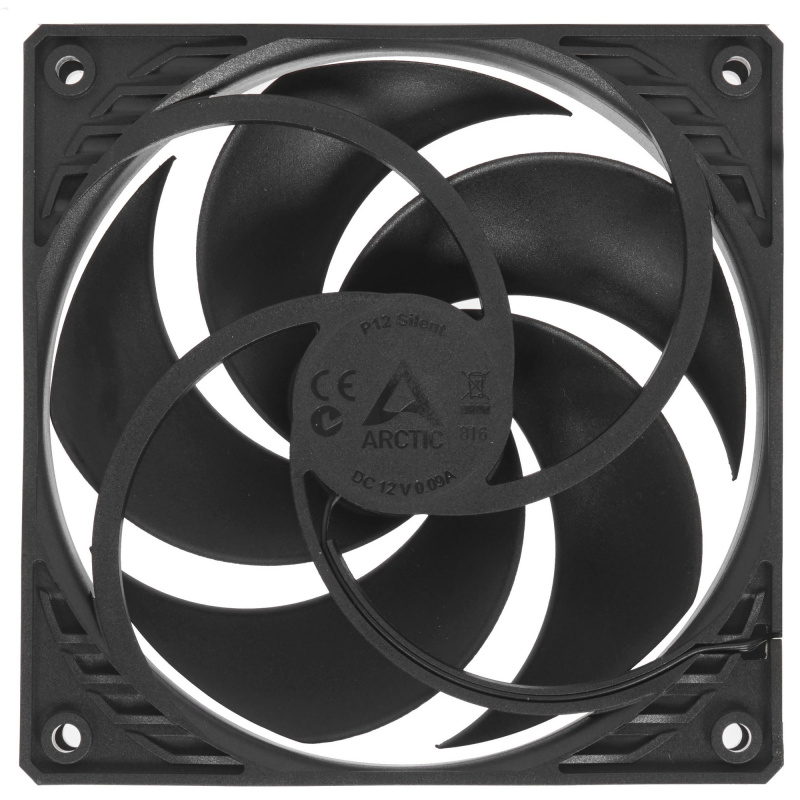 Фото  Case fan ARCTIC P12 Silent (black/black)   (ACFAN00130A)