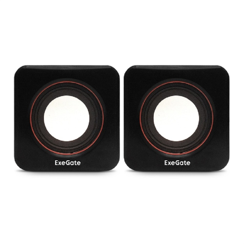 Фото  Exegate EX287050RUS Акустическая система 2.0 ExeGate Disco 160 (питание USB, 2х3Вт (6Вт RMS), 100-20000Гц, черный)