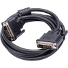Фото  Cablexpert, Кабель DVI-D dual link 25M/25M, экран, феррит.кольца, CCS, 1.8м, черный, пакет (CC-DVI2L-BK-6)