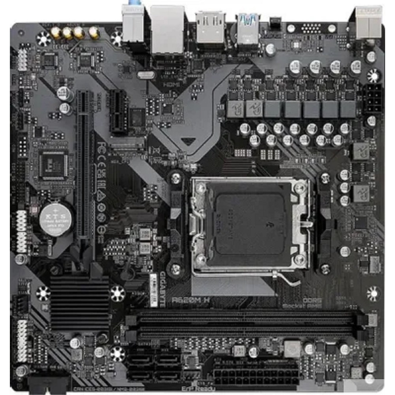 Фото  Gigabyte A620M H {SocketAM5, AMD A620, mATX} Ret