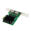 Фото  ORIENT XWT-INT226L2PE, Сетевая карта PCI-Ex1 v3.1 2xRJ45 2.5GbE NIC, Intel I226-V chipset, 2.5/1 Гбит/с, 2 планки крепления (33474)