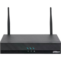 Фото  DAHUA DHI-NVR2104HC-W 4-канальный IP-видеорегистратор H.265+ c W-Fi и ИИ  до 80Мбит/с;  1 SATA III до 20Тбайт;  1 HDMI, 1 VGA;  1 RJ45 100Мбит/с, Wi-F