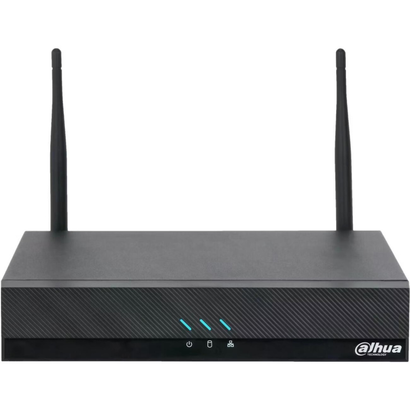Фото  DAHUA DHI-NVR2104HC-W 4-канальный IP-видеорегистратор H.265+ c W-Fi и ИИ  до 80Мбит/с;  1 SATA III до 20Тбайт;  1 HDMI, 1 VGA;  1 RJ45 100Мбит/с, Wi-F