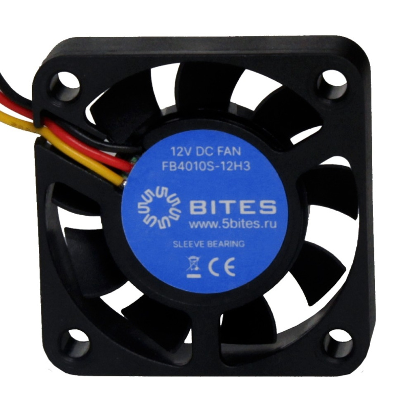 5bites Вентилятор FB4010S-12H3 40X10   SLEEVE   6000RPM   3P