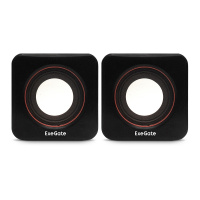 Фото  Exegate EX287050RUS Акустическая система 2.0 ExeGate Disco 160 (питание USB, 2х3Вт (6Вт RMS), 100-20000Гц, черный)
