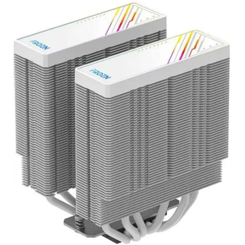 Фото  Cooler ID-Cooling FROZN A620 ARGB Wh Soc-AM5/AM4/1151/1200/2066/1700 4-pin Al+Cu 270W 1200gr LED Ret
