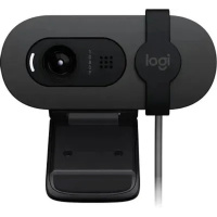 Фото  Камера Web Logitech HD Webcam Brio 90 графитовый 2Mpix (1920x1080) USB Type-C с микрофоном (960-001581)