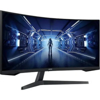 Фото  LCD Samsung 34" C34G55TWWI черный {VA 3440x1440 165Hz 1ms 8bit 21:9 250cd 2500:1 178/178 HDMI2.0 DisplayPort1.4 FreeSync(Prem)}