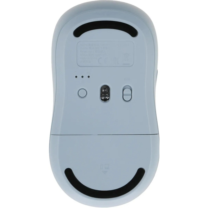 Фото  Мышь Xiaomi Wireless Mouse 3 синий оптическая 1200dpi silent беспров. BT/Radio USB для ноутбука 4but (BHR8914GL)