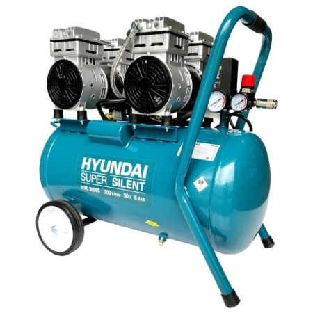 HYUNDAI HYC 3050S Компрессор поршневой  безмасляный { 300 л мин  230 В  1400 об мин.  ресивер 50 л  