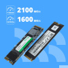 Фото  CBR SSD-512GB-M.2-LT22, Внутренний SSD-накопитель, серия "Lite", 512 GB, M.2 2280, PCIe 3.0 x4, NVMe 1.3, SM2263XT, 3D TLC NAND, R/W speed up to 2100/