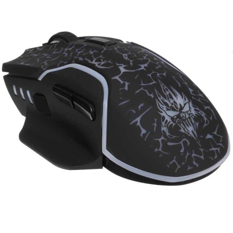 Фото  Беспроводная игровая мышь Defender Oneshot GM-067 черный,LED,7D,300 мАч, 3200dpi  [52067]