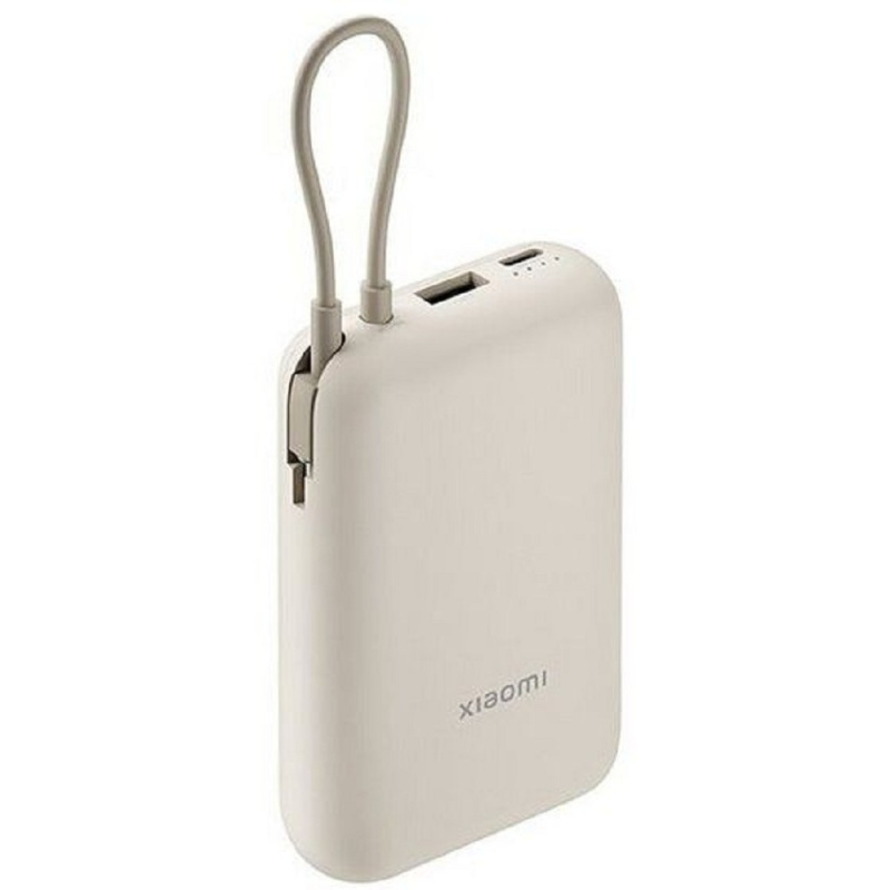 Xiaomi Power Bank 10000mAh (встроенный кабель) Tan GL P15ZM (BHR9072GL)