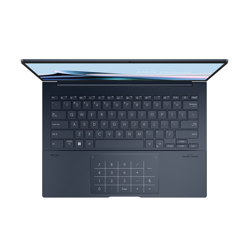 Фото  ASUS Zenbook 14 OLED UX3405CA-PP188 [90NB14W1-M009N0] Blue 14" {OLED 3K (2880 x 1800)  Ultra 9 285H/16GB/1024GB SSD/Intel Arc Graphics/Wi-Fi/Bluetooth