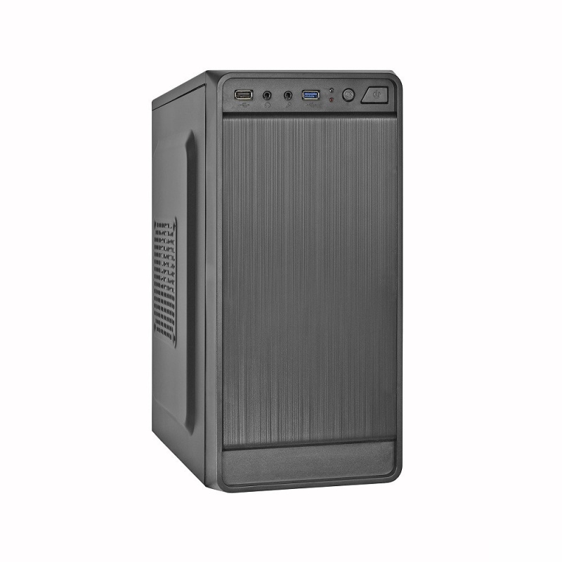Exegate EX283129RUS Корпус Minitower ExeGate BAA-108U Black  mATX  <AAA450  80mm>  1*USB+1*USB3.0  A
