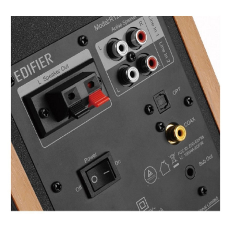 Фото  Edifier R1280DBs Brown {42W RMS, 51-20000Гц, дерево, пульт ДУ, Bluetooth 5.0}
