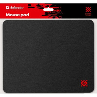 Фото  Defender Игровой коврик Black 250x200x3 мм, ткань+резина [50550]