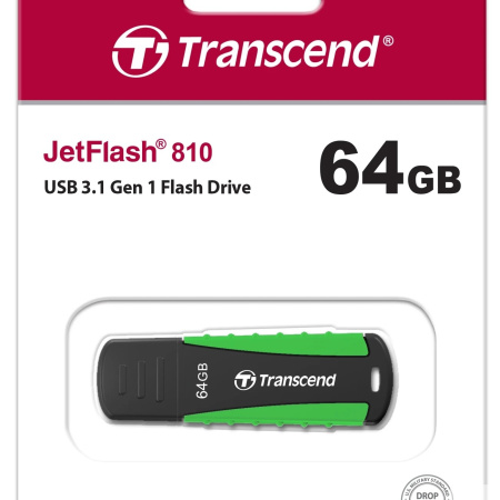 Фото  Transcend USB Drive 64Gb JetFlash 810 TS64GJF810 {USB 3.0}