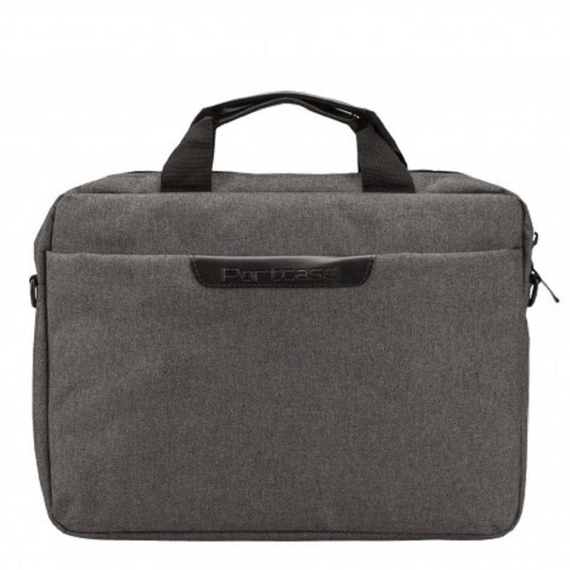 Фото  Сумка PORTCASE KCB-164 Grey(нейлон, серая до 14")