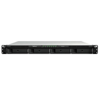 Фото  Synology RS826RP+ 1U/4bay QC 2,2GhzCPU/4Gb(32)/RAID0,1,10,5,6/upto 8HDD (1xRX426)/2xUSB3.2/4GigEth/1xExpslot/iSCSI/2xIPcam/2xRPS/1YW/no rail repl. RS8