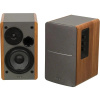 Фото  Edifier R1280T Silver/Brown {Активные, 2 x 21W RMS, 75-18000Гц, дерево, пульт ДУ}