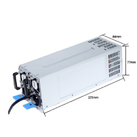 Фото  Procase MR2550P Блок питания с резервированием ATX 2U (550W+550W) КПД 94+Platinum, 225*78*84mm, CRPS, Модульные кабели, Активный PFC, +12B=45A,+5B=25A