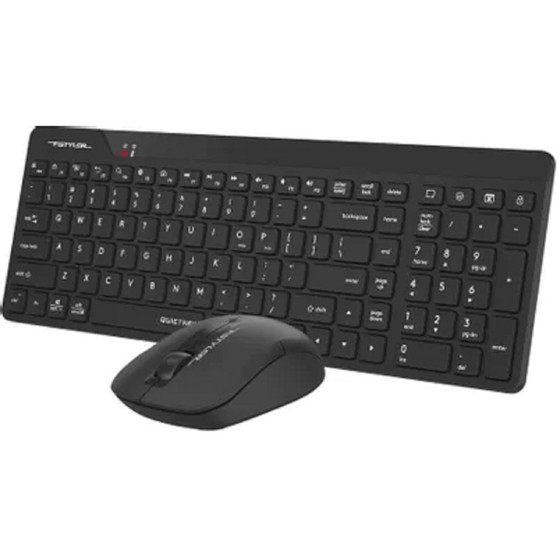 Фото  Комплект клавиатура+мышь беспров. A4TECH Fstyler FG2300 Air2 black (USB, slim) (FG2300 AIR2  BLACK)