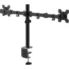 Фото  Кронштейн для монитора Filum FL-DM001DB двойной, VESA: 75x75/100x100, для диагонали 10"-32", два типа крепления, макс. нагрузка 10кг, черный (1094479)