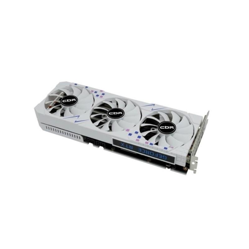 Фото  Видеокарта CBR RTX 3070Ti 8GB, GDDR6, 256BIT, 1575-1770Mhz, 290W  (HDMI/3xDP)[VGA-STX3070TI-8G-RTL]