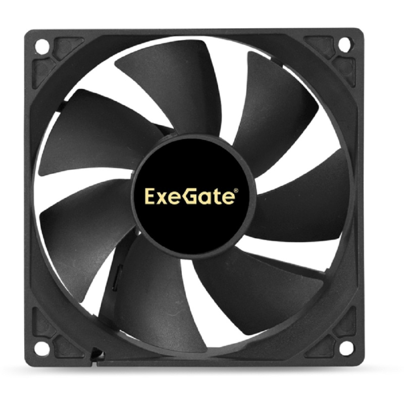 Фото  Exegate EX283384RUS Вентилятор ExeGate E09225H4P-PWM, 92x92x25 мм, гидродинамический, 4pin, PWM, 24dBA