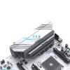 Фото  MAXSUN MS-B550M GAMING WIFI ICE (Socket AM4, mATX, 4*DDR4(64Gb), DP/HDMI,  3*SATA3, 2*M.2,  1*PCIEx16/1*PCIEx4, 4*USB2.0, 2*USB 3.0, LAN 1*1G, Bluetoo