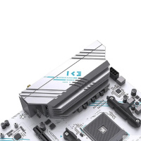 Фото  MAXSUN MS-B550M GAMING WIFI ICE (Socket AM4, mATX, 4*DDR4(64Gb), DP/HDMI,  3*SATA3, 2*M.2,  1*PCIEx16/1*PCIEx4, 4*USB2.0, 2*USB 3.0, LAN 1*1G, Bluetoo