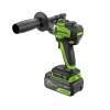Фото  Greenworks GD24DD90 Дрель-шуруповерт аккумуляторная,  24V, 90 Нм, бесщеточная, 45/90Нм,2х4Ач,ЗУ,кор [3707507CUD]