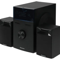 Фото  Defender Акустическая 2.1 система Tresor 50Вт, BT/FM/USB/AUX/RC/Light [65092]
