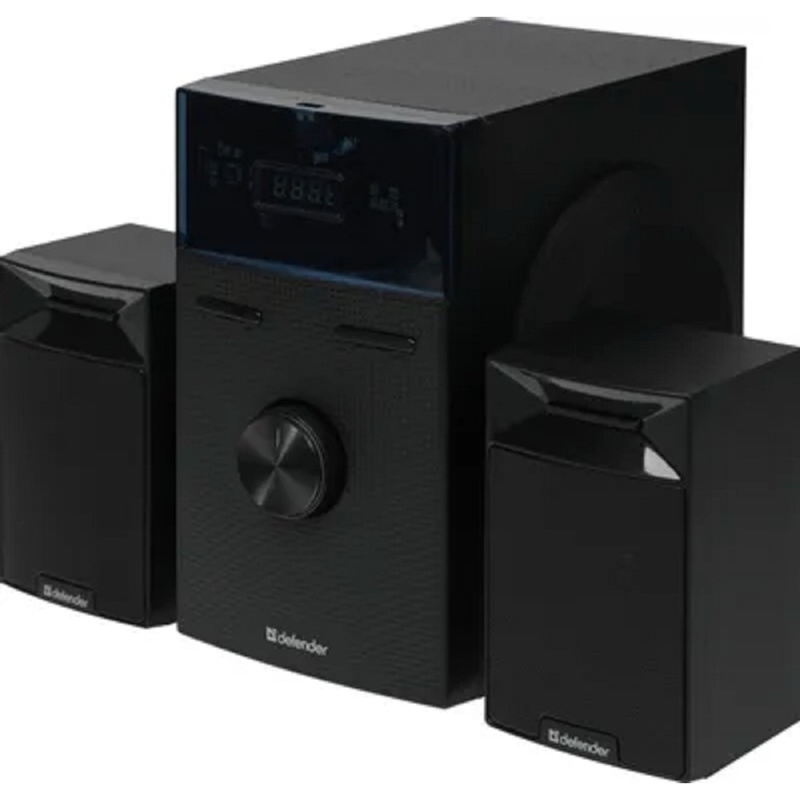 Фото  Defender Акустическая 2.1 система Tresor 50Вт, BT/FM/USB/AUX/RC/Light [65092]