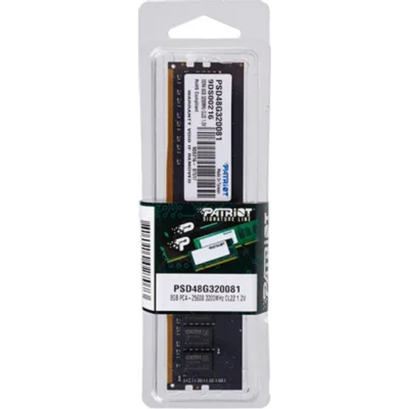 Фото  Patriot SL DDR4 8GB 3200MHz PSD48G320081