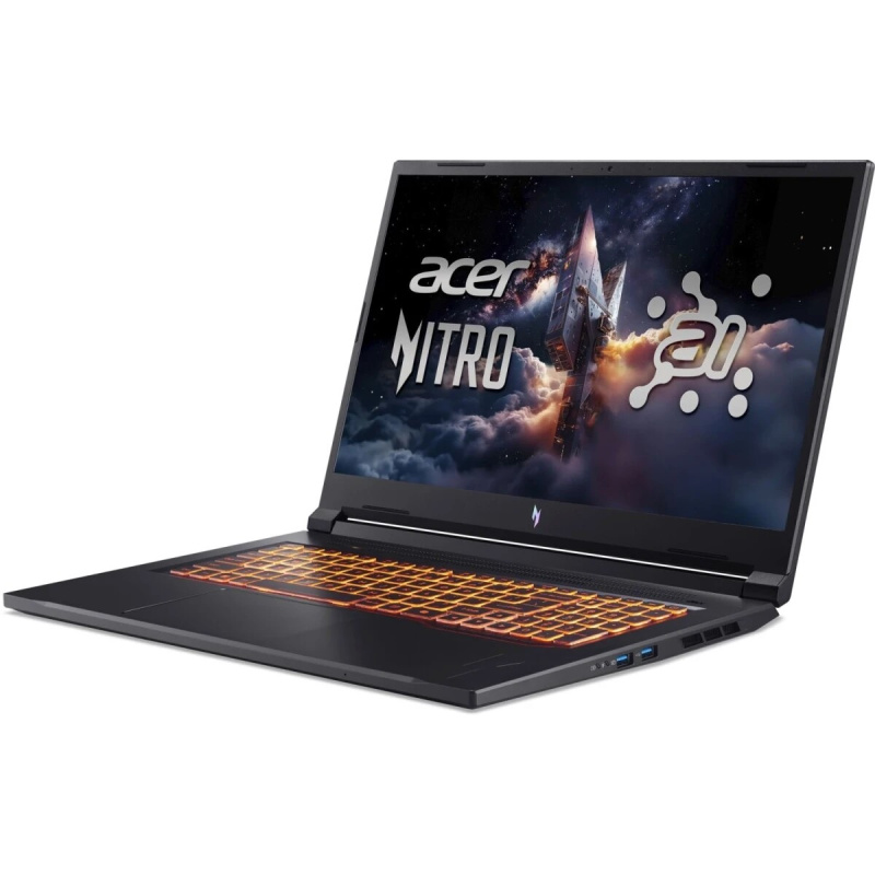 Фото  Acer Nitro V 17 AI ANV17-41-R6A6 [NH.QYVCD.005] Black 17.3" {FHD Ryzen 7 260 /16Gb/ SSD1Tb /RTX 5060 8Gb/ noOs}