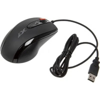 Фото  Мышь игровая A4Tech X-718BK , черный , оптическая, 3000dpi , USB, 6 кнопок, RTL {20} (758994/94398)