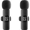 Фото  Defender Петличный микрофон Talky-138 wrls, черный, на прищепке, 2шт [64138]