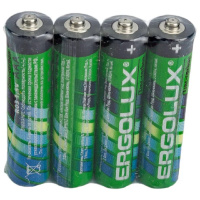 Фото  Ergolux R 03 SR4 (R03SR4, батарейка,1.5В) (4 шт. в уп-ке)