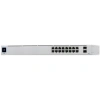 UBIQUITI USW-16-POE PoE-коммутатор в стойку, 16х 1G RJ45, 2х SFP, раздача 42 Вт 