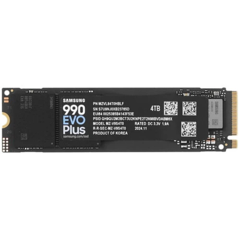 Фото  Samsung SSD M.2 2280 4TB 990 EVO PLUS MZ-V9S4T0BW