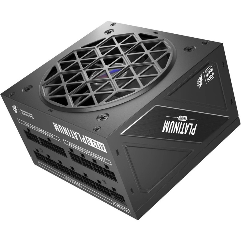 Фото  1STPLAYER NGDP Platinum 1300W Black / ATX3.0, APFC, 80 PLUS Platinum, SR + LLC + DC-DC, 120mm fan, full modular / HA-1300BA3-BK