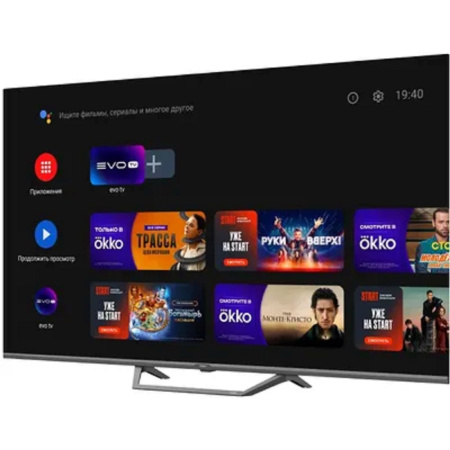 Фото  43" Телевизор HAIER Smart TV S2 Pro, QLED, 4K Ultra HD, черный, СМАРТ ТВ, Android TV[DH1PM9D00RU]