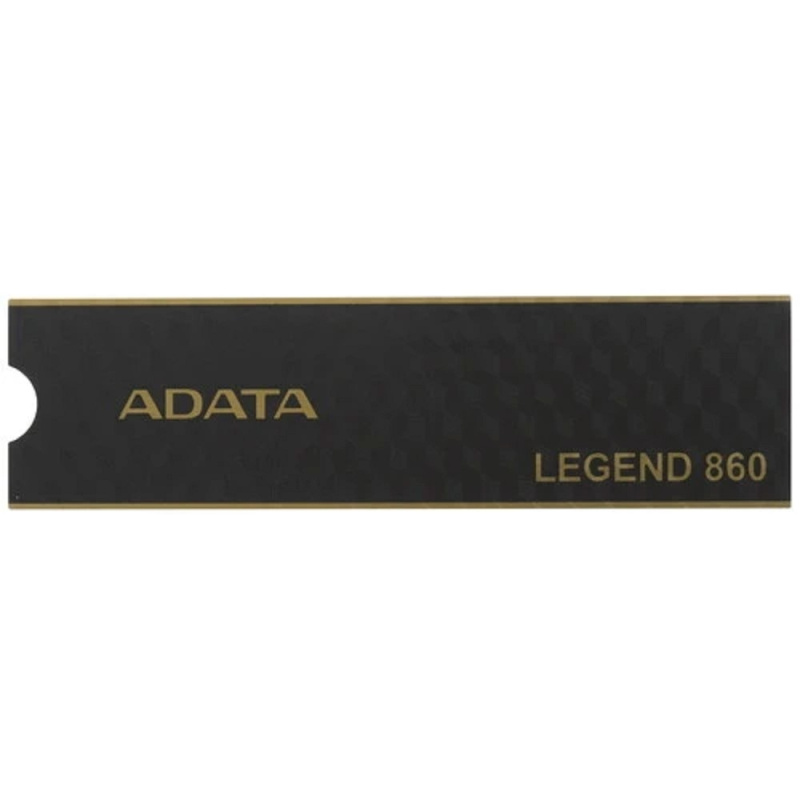 Фото  A-DATA SSD 500GB LEGEND 860 SLEG-860-500GCS PCI-E 4.0 x4, up to 5000/3000Mbs, 3D NAND, 160TBW, NVMe 1.4, 22x80mm, радиатор